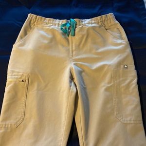Khaki scrub pants